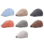 Berretto in juta primavera/estate Retro Men Forward Beret, M (56-58cm)