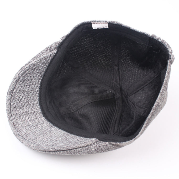 Berretto in juta primavera/estate Retro Men Forward Beret, M (56-58cm)