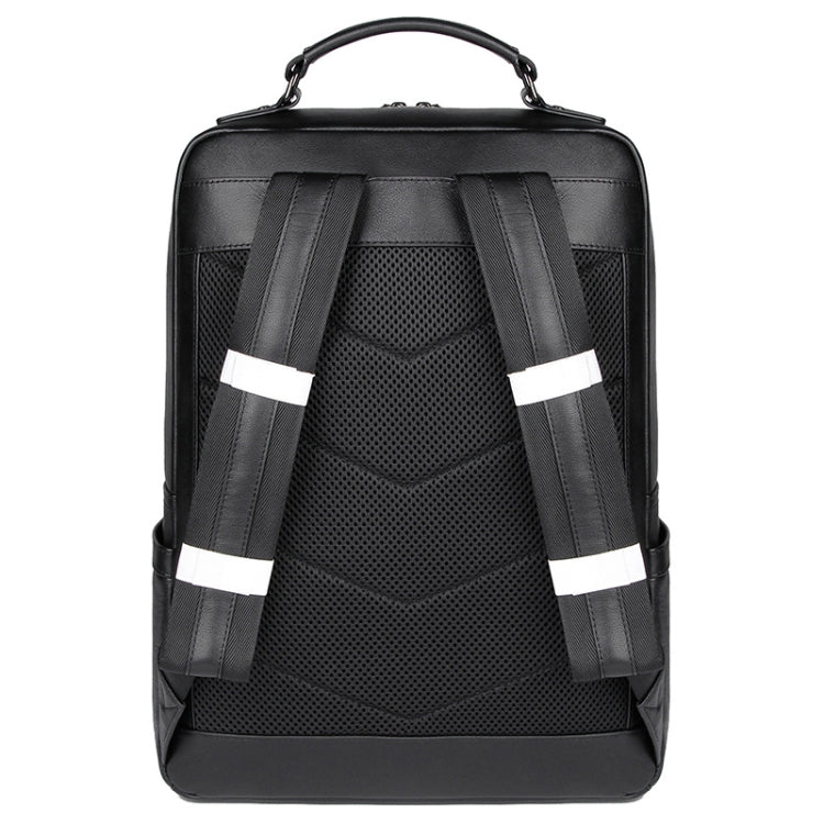 Borsa per laptop da uomo in pelle di vacchetta da lavoro casual