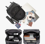 Borsa per laptop da uomo in pelle di vacchetta da lavoro casual