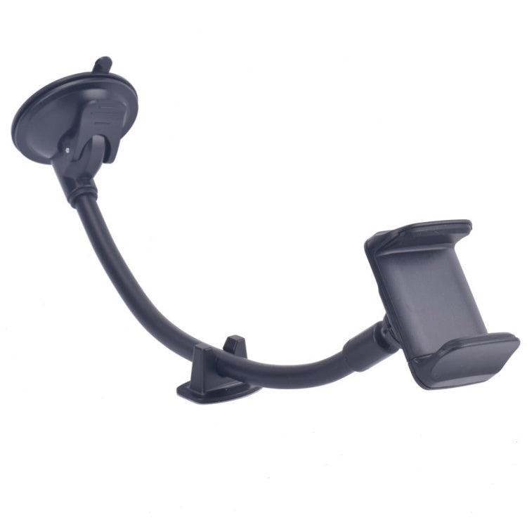 Staffa per clip per cellulare per auto per parabrezza con tubo flessibile lungo a ventosa da 2 pezzi