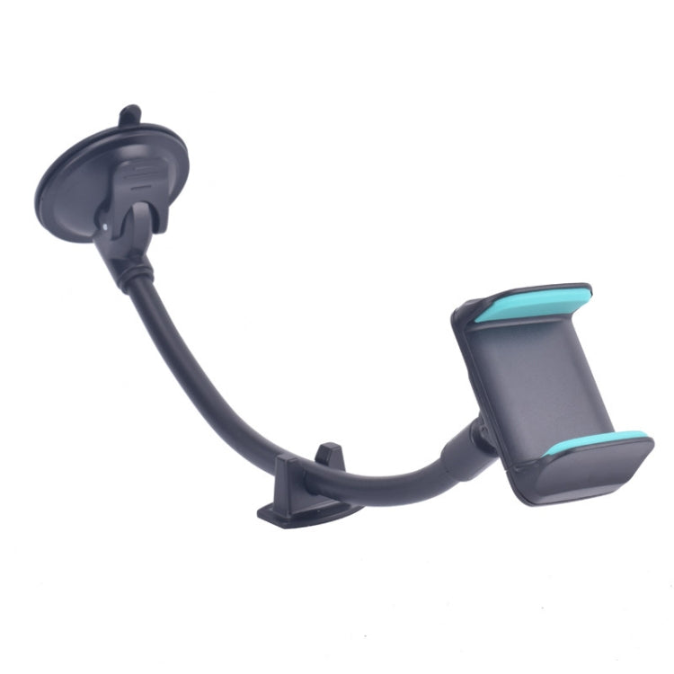 Staffa per clip per cellulare per auto per parabrezza con tubo flessibile lungo a ventosa da 2 pezzi