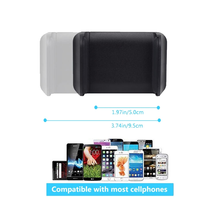 Staffa per clip per cellulare per auto per parabrezza con tubo flessibile lungo a ventosa da 2 pezzi