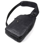 Borsa a tracolla in pelle bovina di primo strato per uomo casual