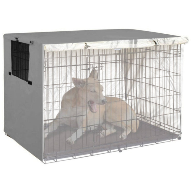 Copertura per gabbia per animali domestici in tessuto Oxford Copertura per protezione solare antipioggia antipolvere per mobili da esterno, 63.5x48x50cm, 79x50.8x53cm, 94x61x63.5cm, 109x74x76cm, 124.5x79x84cm