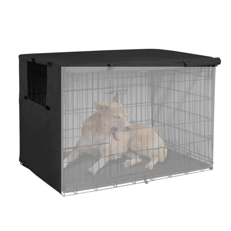 Copertura per gabbia per animali domestici in tessuto Oxford Copertura per protezione solare antipioggia antipolvere per mobili da esterno, 63.5x48x50cm, 79x50.8x53cm, 94x61x63.5cm, 109x74x76cm, 124.5x79x84cm