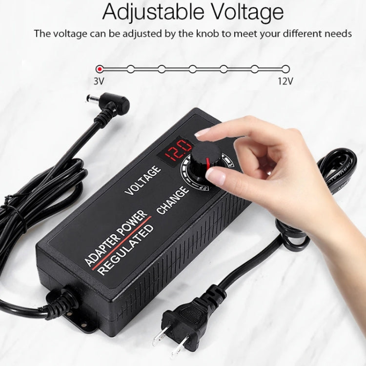 Adattatore alimentazione 3-12V 5A con regolazione tensione