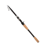 Canna da pesca telescopica in carbonio a sezione corta, 1.8m, 2.1m, 2.4m, 2.7m, 3.0m