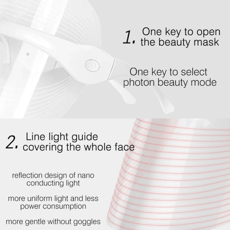 LED Beauty Mask IPL Spettrometro Photon Beauty Skin Rejuvenation Instrument, 908 Seven Color, 908 Three Color