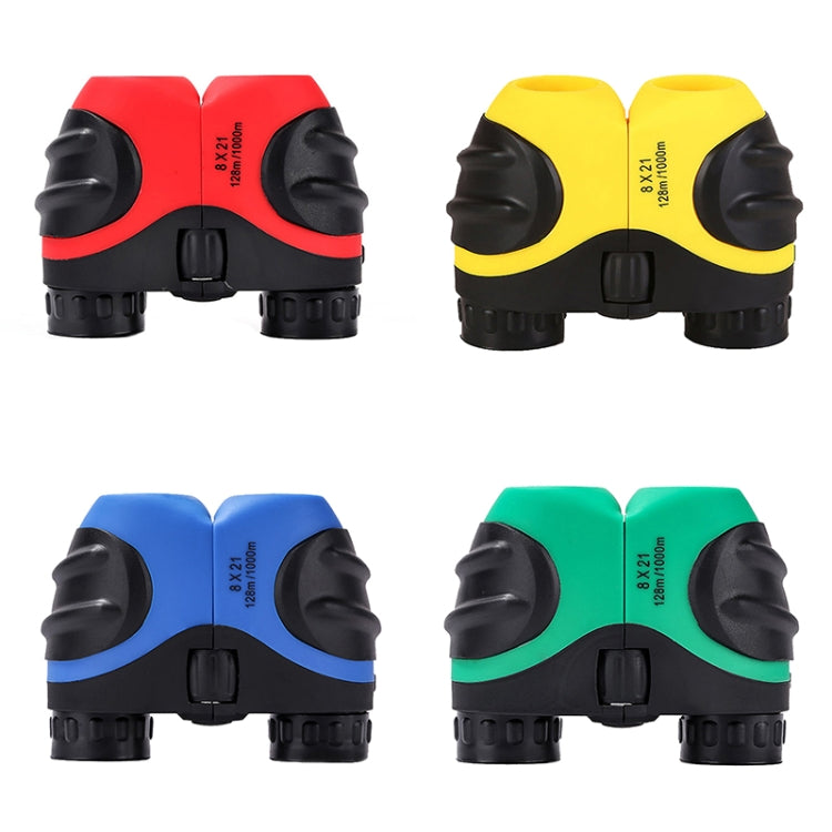 WYJ022 Mini binocolo HD per bambini, 8X21 Red, 8X21 Yellow, 8X21 Blue, 8X21 Green