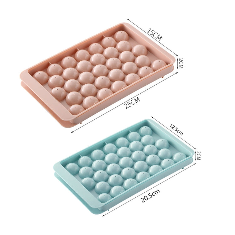 5 pezzi 33 stampo rotondo per hockey su ghiaccio con coperchio scatola per ghiaccio piccolo vassoio per ghiaccio in marmo, Large  Blue, Large Pink, Small Blue, Small Pink