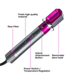 Pettine ad aria calda 5 in 1 Raddrizzamento automatico Asciugacapelli a doppio uso, Silver+Rose Red(EU Plug), Silver+Rose Red(US Plug), Silver+Rose Red(UK Plug), Silver+Rose Red(AU Plug), Black(EU Plug), Black(US Plug), Black(UK Plug), Black(AU Plug)