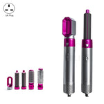 Pettine ad aria calda 5 in 1 Raddrizzamento automatico Asciugacapelli a doppio uso, Silver+Rose Red(EU Plug), Silver+Rose Red(US Plug), Silver+Rose Red(UK Plug), Silver+Rose Red(AU Plug), Black(EU Plug), Black(US Plug), Black(UK Plug), Black(AU Plug)