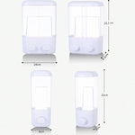 Sapone manuale per bagno dell'hotel Appeso a parete Pasta trasparente Sapone, Single Head, Double Head