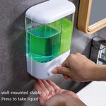 Sapone manuale per bagno dell'hotel Appeso a parete Pasta trasparente Sapone, Single Head, Double Head