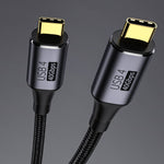 Cavo USB-C intrecciato nylon 100W ricarica rapida