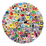 2 set 200 fogli adesivi graffiti adesivi colorati in vinile impermeabile VSCO, Graffiti Stickers