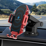 X343 15W Car Wireless Charger Smart Induction Cup Phone Holder