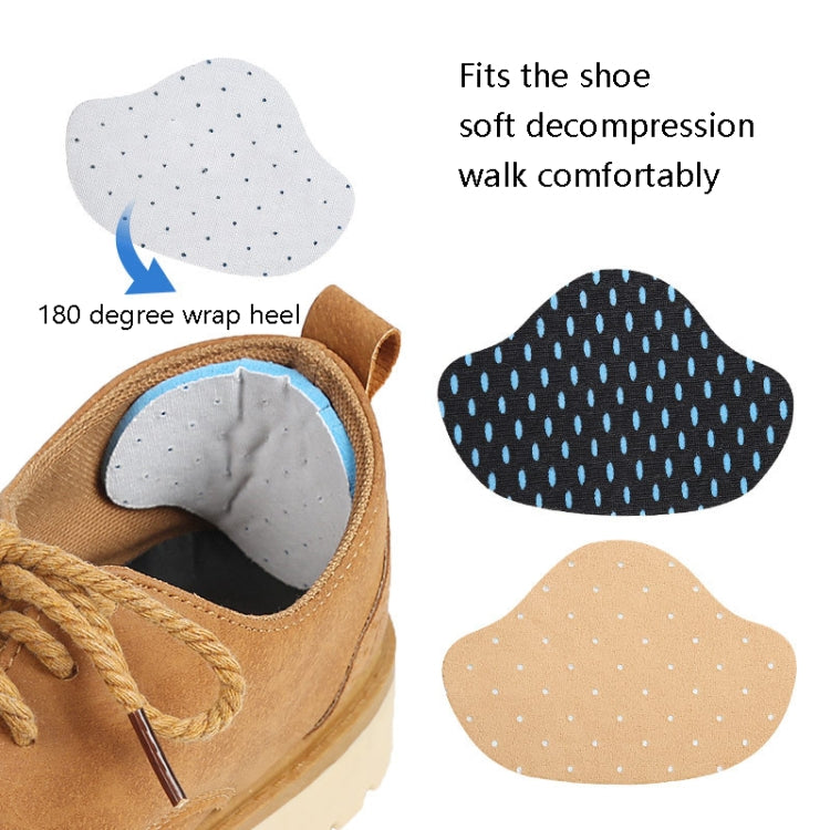 10 paia di adesivi per tacco da sneaker con tacco alto morbido cuscinetto anti-abrasione anti-caduta, White S, White L, Brown S, Brown L, Black S, Black L