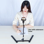 Supporto da tavolo per smartphone con base in metallo