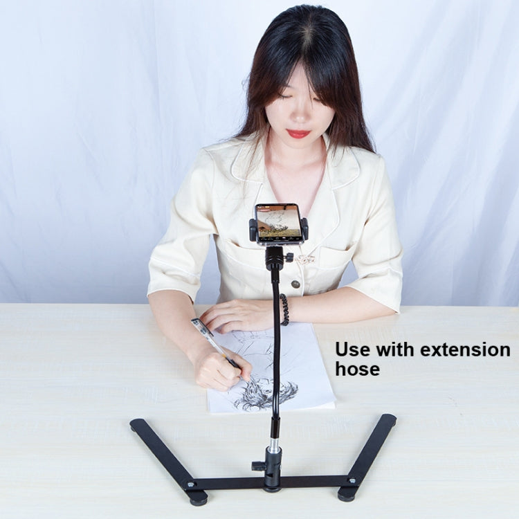 Supporto da tavolo per smartphone con base in metallo