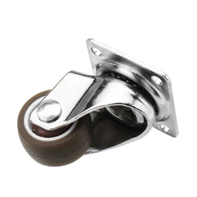 4 PCS Stendibiancheria da tavolo pieghevole Ruota in TPE ad asse singolo mobile a fondo piatto, 1 inch, 1.25 inch, 1.5 inch, 2 inch