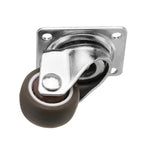 4 PCS Stendibiancheria da tavolo pieghevole Ruota in TPE ad asse singolo mobile a fondo piatto, 1 inch, 1.25 inch, 1.5 inch, 2 inch