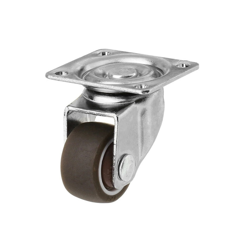 4 PCS Stendibiancheria da tavolo pieghevole Ruota in TPE ad asse singolo mobile a fondo piatto, 1 inch, 1.25 inch, 1.5 inch, 2 inch
