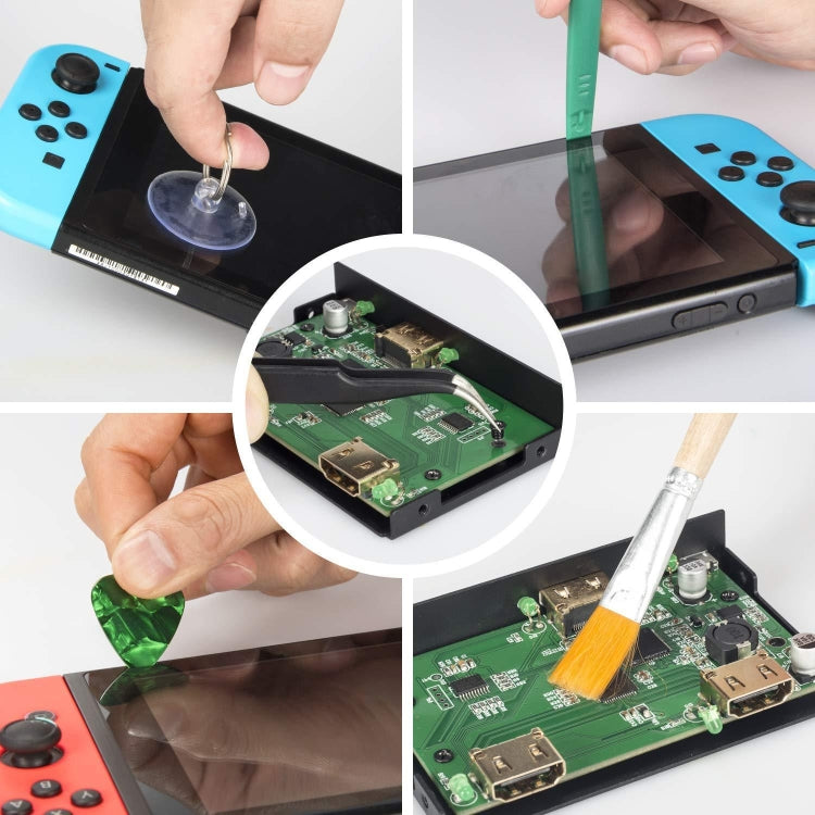 Joy-Con 3D Joystick Repair Set di cacciaviti Gamepad Strumento di smontaggio per Nintendo Switch, 5 In 1, 6 In 1, 7 In 1, 10 In 1, 11 In 1, 12 In 1, 15 In 1, 16 In 1, 17 In 1, 18 In 1, 20 In 1, 21 In 1, 22 In 1, 23 In 1, 25 In 1, 27 In 1