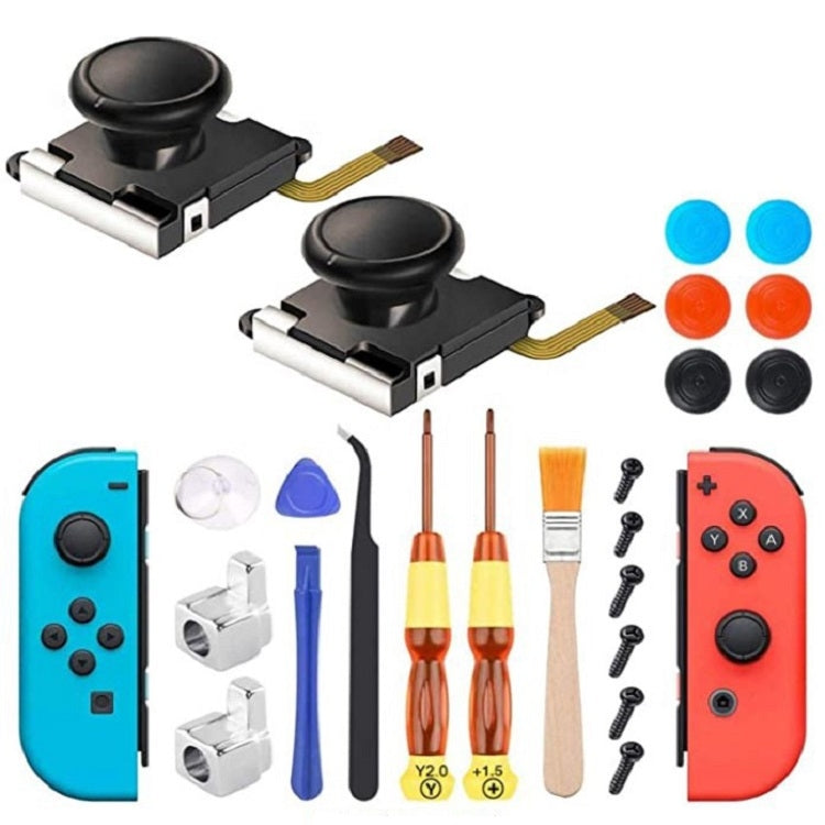 Joy-Con 3D Joystick Repair Set di cacciaviti Gamepad Strumento di smontaggio per Nintendo Switch, 5 In 1, 6 In 1, 7 In 1, 10 In 1, 11 In 1, 12 In 1, 15 In 1, 16 In 1, 17 In 1, 18 In 1, 20 In 1, 21 In 1, 22 In 1, 23 In 1, 25 In 1, 27 In 1