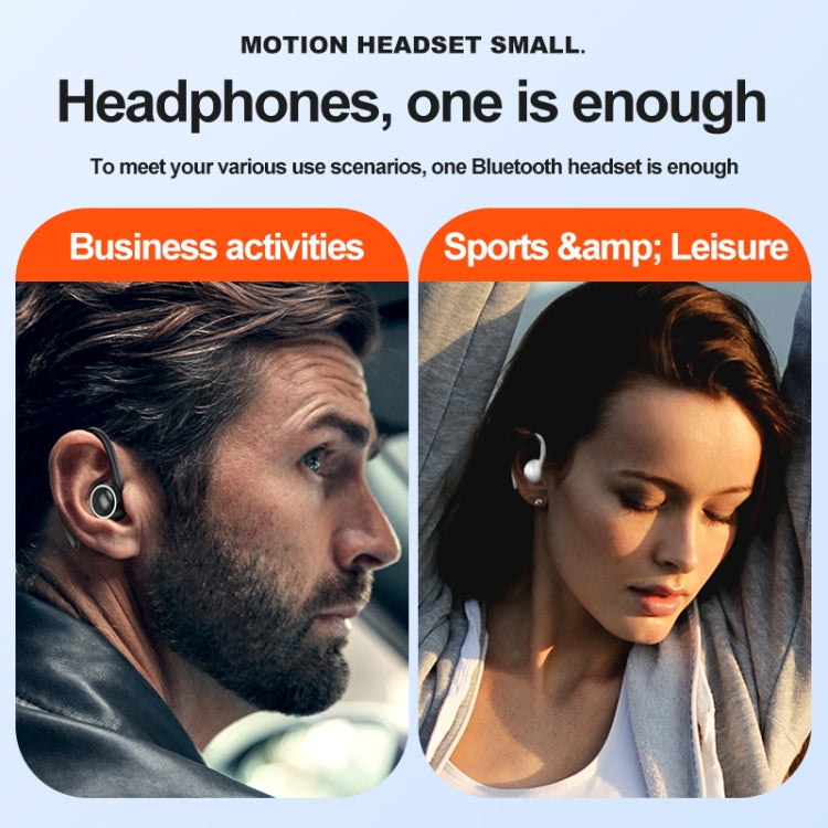 Auricolare Bluetooth A1S Nero e Bianco