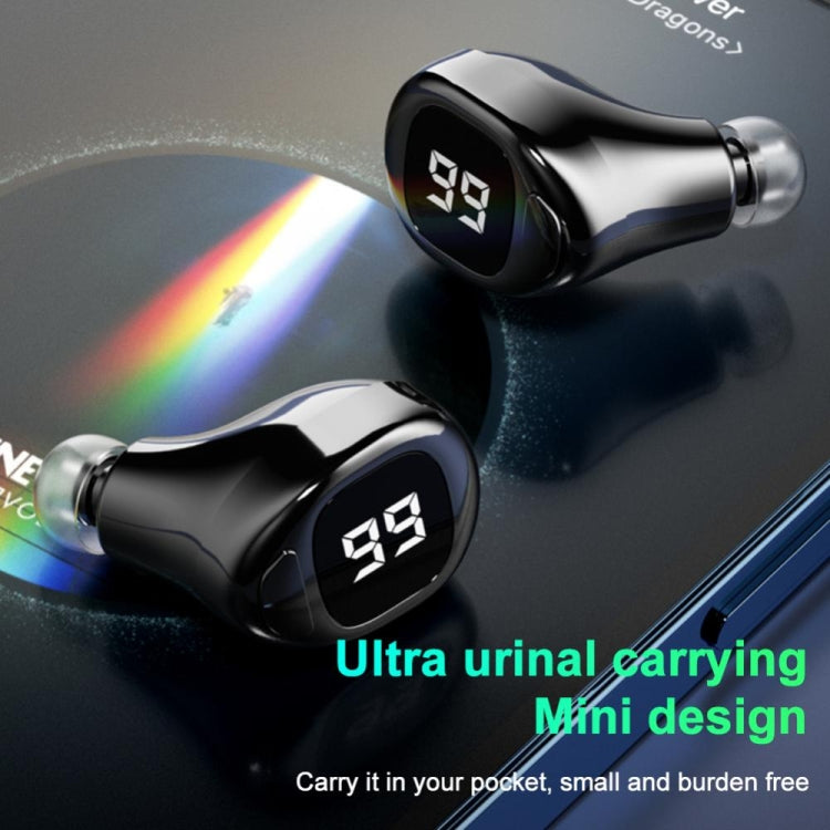 Auricolare Bluetooth F6 Mini Invisible con Display Digitale