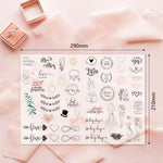 Confezione di adesivi per la pianificazione del matrimonio da 230 pezzi, Wedding Planning Stickers