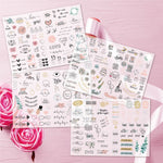 Confezione di adesivi per la pianificazione del matrimonio da 230 pezzi, Wedding Planning Stickers