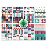 2 Set Planner Sticker Business Fitness Day Theme Planning Sticker, Planner Sticker