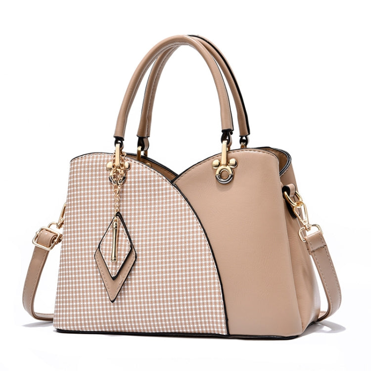 Borsa a mano di grande capacità con struttura reticolare, White, Khaki, Green, Black, Pink