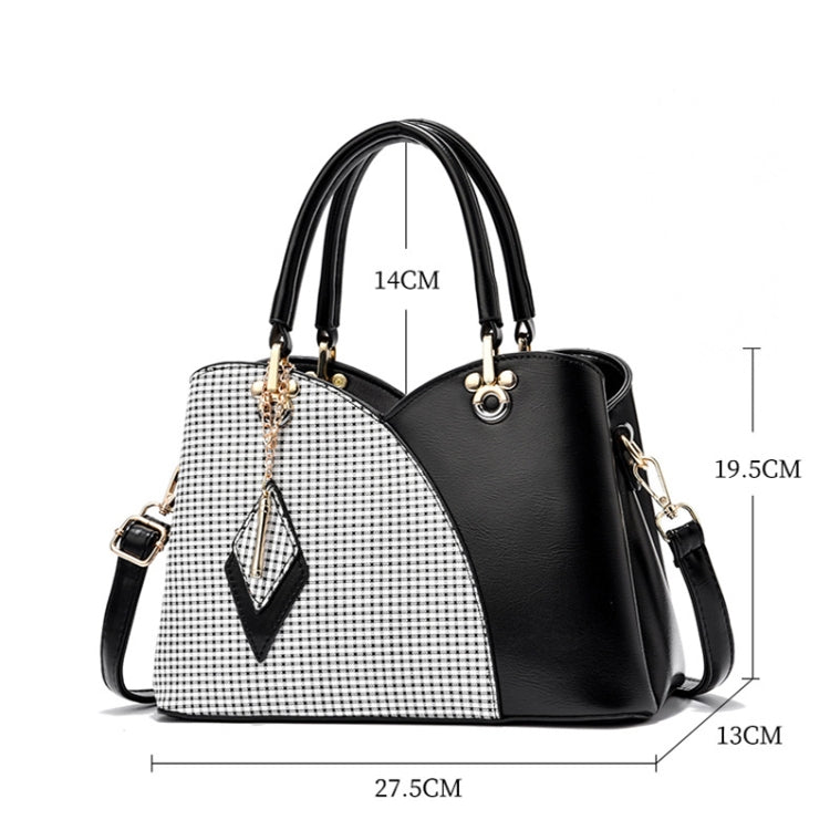 Borsa a mano di grande capacità con struttura reticolare, White, Khaki, Green, Black, Pink