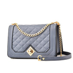 6382 Borsa con catena a rombo diagonale monospalla, 6382 (White), 6382 (Khaki), 6382 (Light Grey), 6382 (Black), 6382 (Light Green), 6382 (Pink), 6382 (Dark Red)