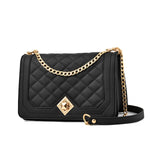 6382 Borsa con catena a rombo diagonale monospalla, 6382 (White), 6382 (Khaki), 6382 (Light Grey), 6382 (Black), 6382 (Light Green), 6382 (Pink), 6382 (Dark Red)