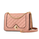 6382 Borsa con catena a rombo diagonale monospalla, 6382 (White), 6382 (Khaki), 6382 (Light Grey), 6382 (Black), 6382 (Light Green), 6382 (Pink), 6382 (Dark Red)