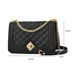 6382 Borsa con catena a rombo diagonale monospalla, 6382 (White), 6382 (Khaki), 6382 (Light Grey), 6382 (Black), 6382 (Light Green), 6382 (Pink), 6382 (Dark Red)