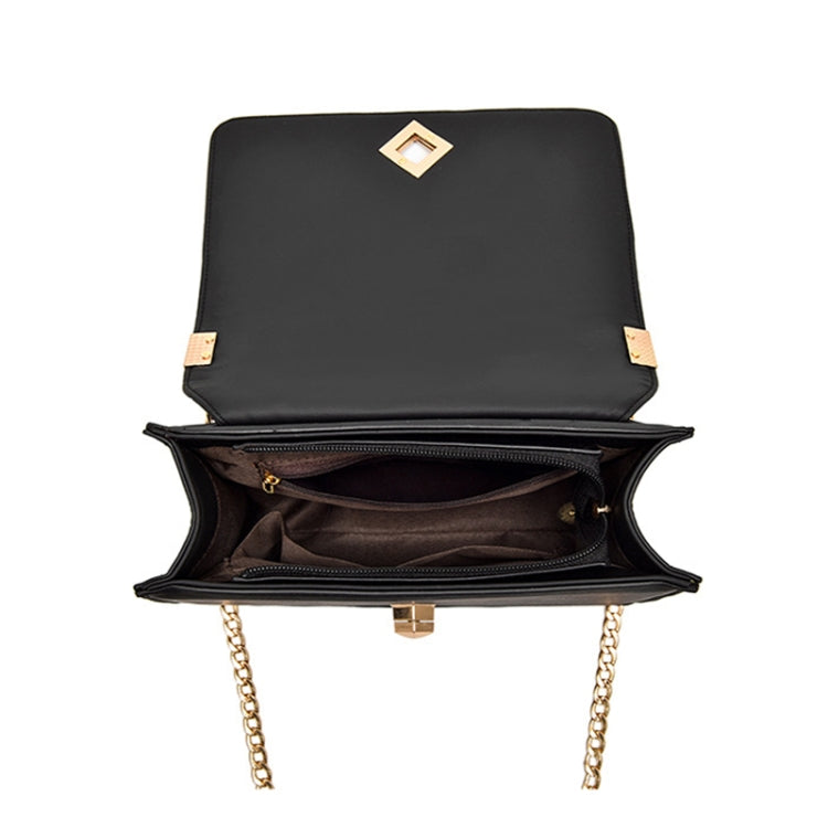 6382 Borsa con catena a rombo diagonale monospalla, 6382 (White), 6382 (Khaki), 6382 (Light Grey), 6382 (Black), 6382 (Light Green), 6382 (Pink), 6382 (Dark Red)