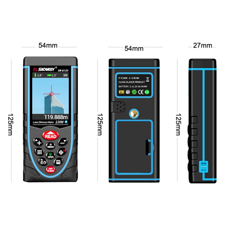 Telemetro laser SNDWAY con Bluetooth e doppia alimentazione