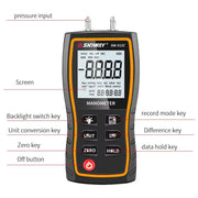 Manometro differenziale digitale portatile per test di pressione negativa, SNDWAY SW-512A, SNDWAY SW-512B, SNDWAY SW-512C
