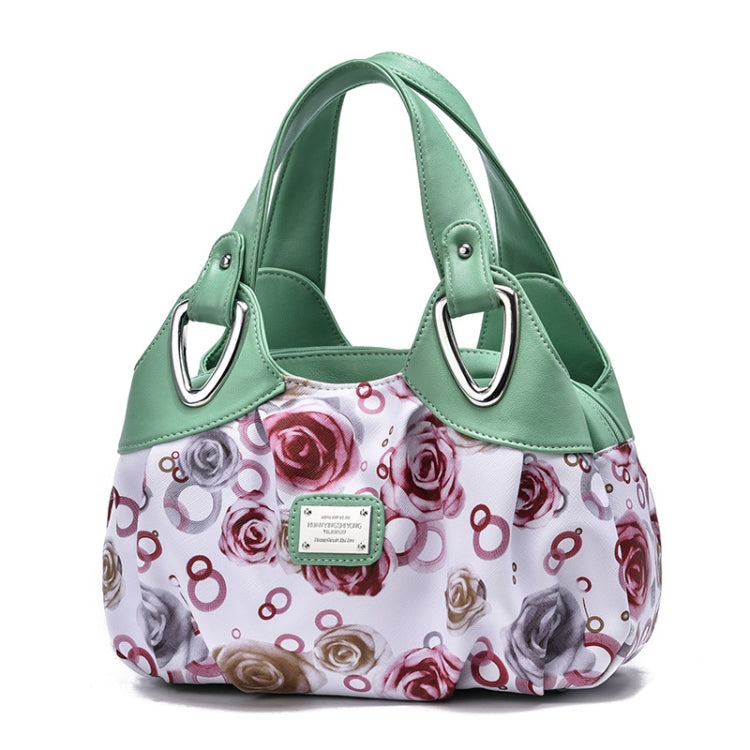 722 Borsa da donna in morbida pelle, Green handle Lily, Green Handle Rose, White Handle Green Flower, White Handle Red Flower, White Handle Purple Flower, Black Handle Green Flower, Black Handle Red Flower, Black Handle Purple Flower                   ...