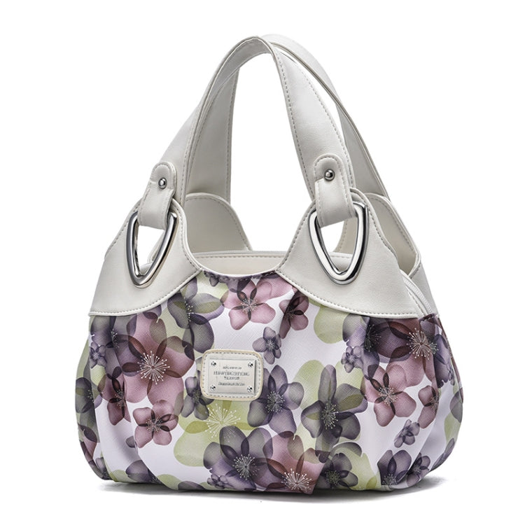 722 Borsa da donna in morbida pelle, Green handle Lily, Green Handle Rose, White Handle Green Flower, White Handle Red Flower, White Handle Purple Flower, Black Handle Green Flower, Black Handle Red Flower, Black Handle Purple Flower                   ...