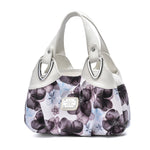 722 Borsa da donna in morbida pelle, Green handle Lily, Green Handle Rose, White Handle Green Flower, White Handle Red Flower, White Handle Purple Flower, Black Handle Green Flower, Black Handle Red Flower, Black Handle Purple Flower                   ...