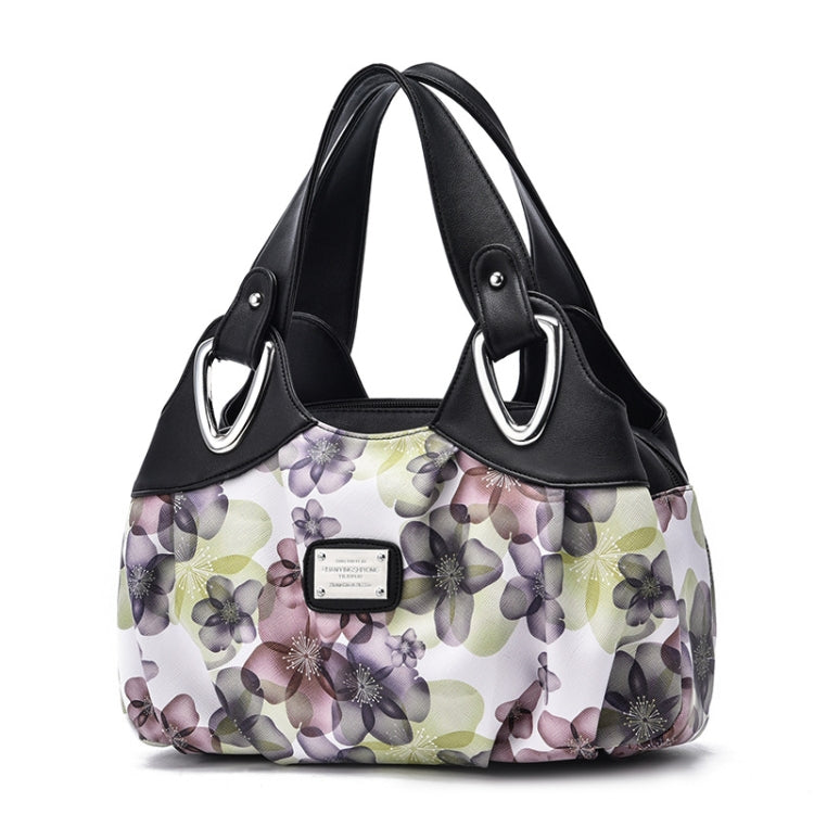 722 Borsa da donna in morbida pelle, Green handle Lily, Green Handle Rose, White Handle Green Flower, White Handle Red Flower, White Handle Purple Flower, Black Handle Green Flower, Black Handle Red Flower, Black Handle Purple Flower                   ...