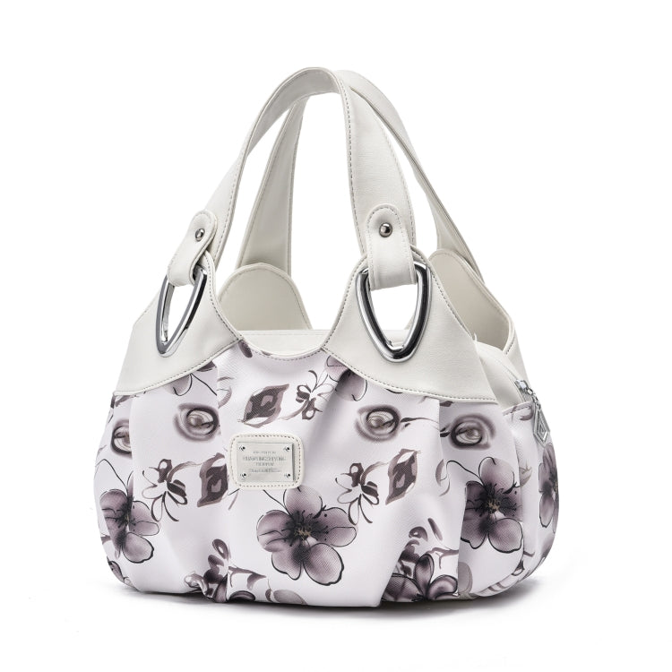 722 Borsa da donna in morbida pelle, Green handle Lily, Green Handle Rose, White Handle Green Flower, White Handle Red Flower, White Handle Purple Flower, Black Handle Green Flower, Black Handle Red Flower, Black Handle Purple Flower                   ...