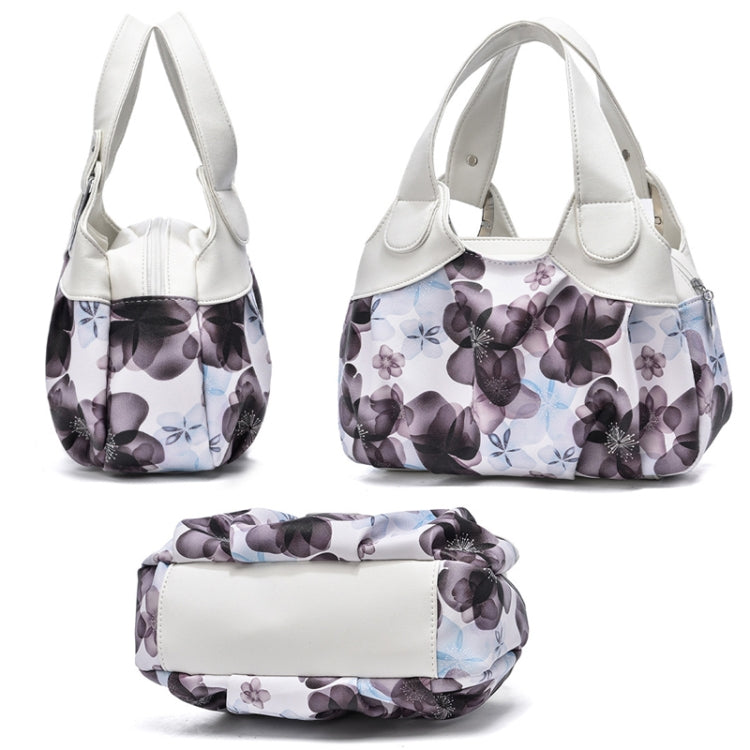 722 Borsa da donna in morbida pelle, Green handle Lily, Green Handle Rose, White Handle Green Flower, White Handle Red Flower, White Handle Purple Flower, Black Handle Green Flower, Black Handle Red Flower, Black Handle Purple Flower                   ...